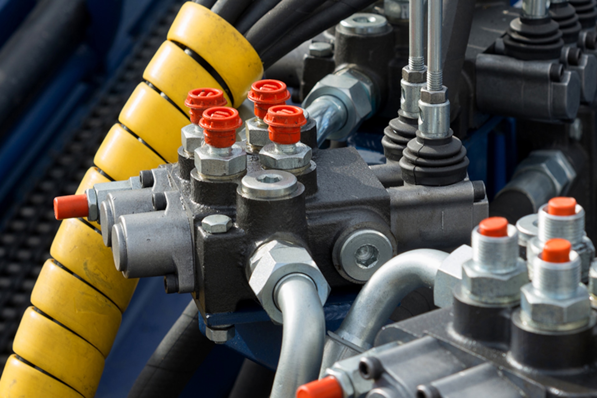 Hydraulic Hose close up