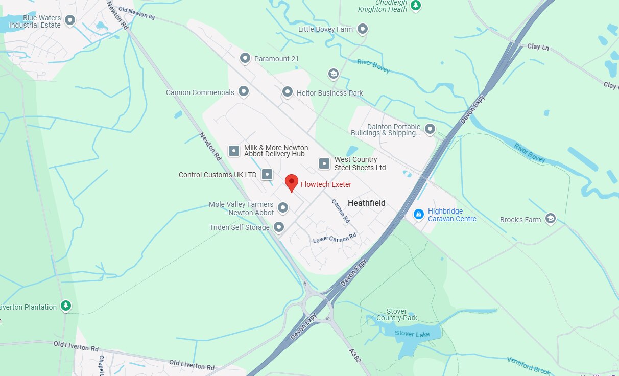 exeter map location image