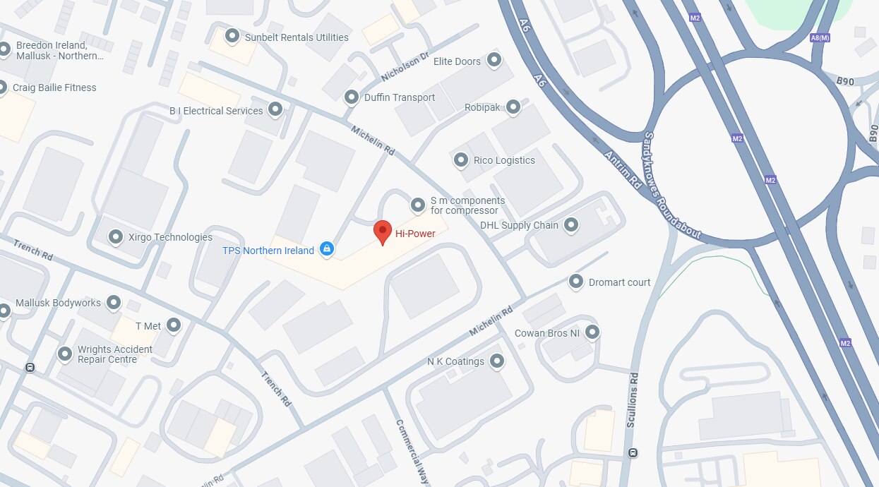 flowtech belfast map image