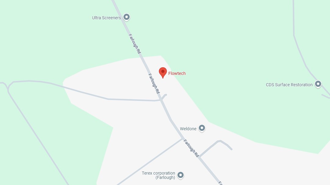flowtech dungannon map image