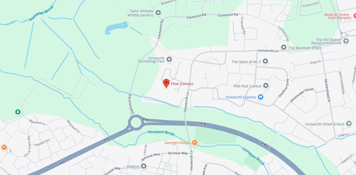 flowtech gloucester map