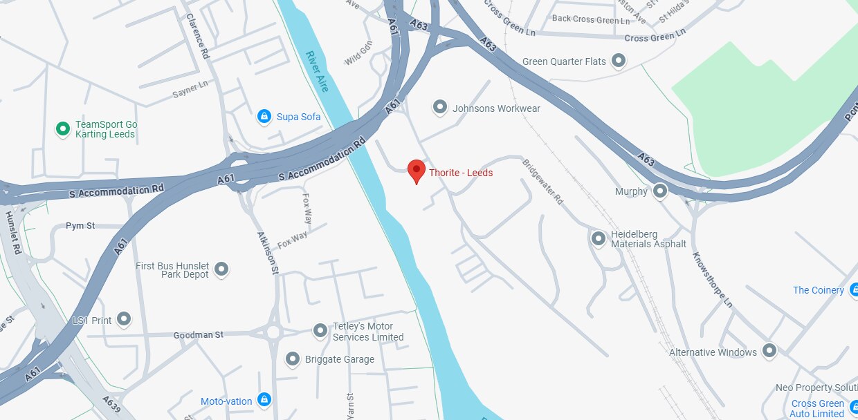 thorite leeds map image