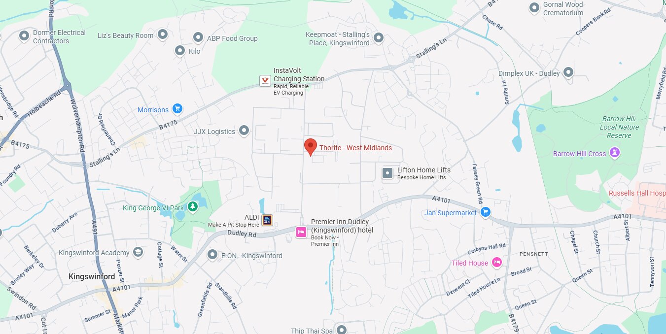 west midlands map image